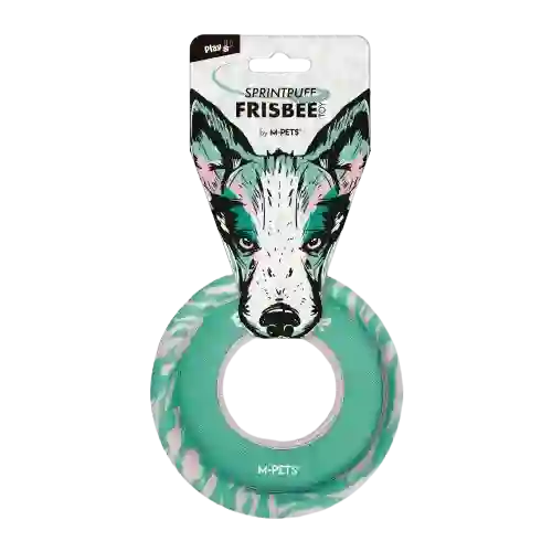 Juguete Frisbee Sprintpuff Rosa Y Verde Para Perro