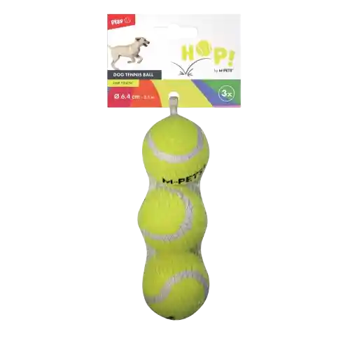 Pelotas De Tenis Hop Set De 3 Piezas Para Perro