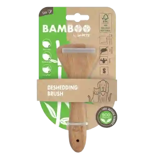 Cepillo Deslanador De Bambú Para Perro