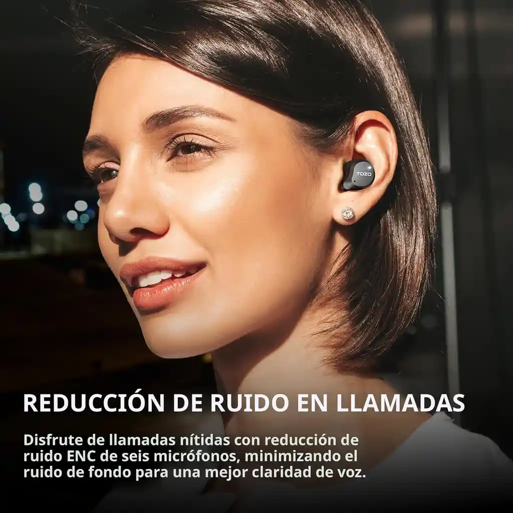 Audífonos Inalámbricos Tozo Nc9 Cancelacion Ruido Hibrida