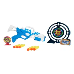 Pistola Lanza Dardos Nerf + Tiro Al Blanco Gun Juguete Niños