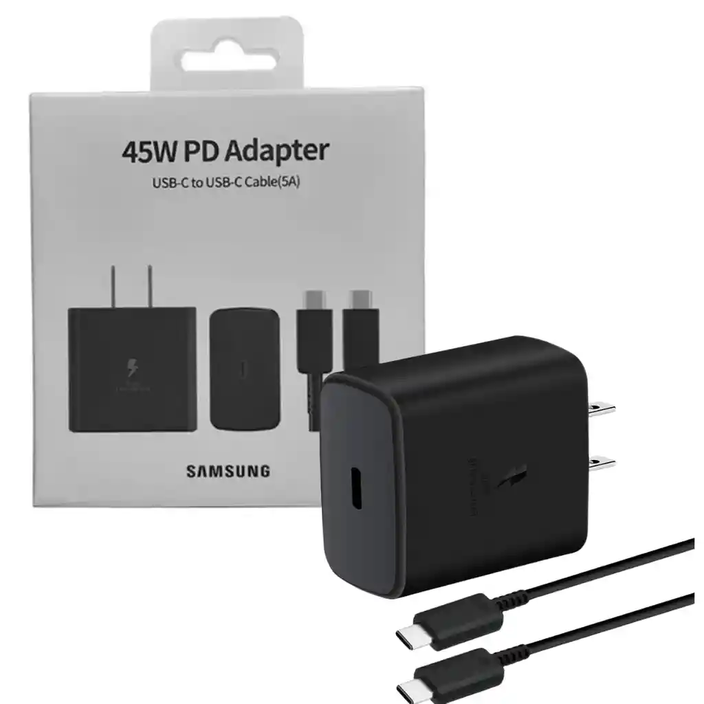 Cargador Samsung Tipo C 45w Carga Ultra Rapida