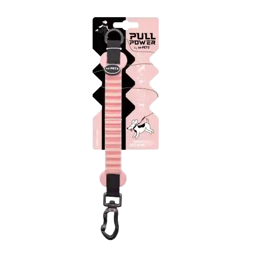 Correa Amortiguadora Pull Power Strike Rosa Para Perro