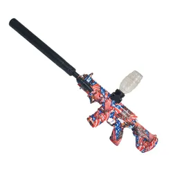 Pistola Ametralladora Niño Lanza Pelotas Hidrogel Recargable