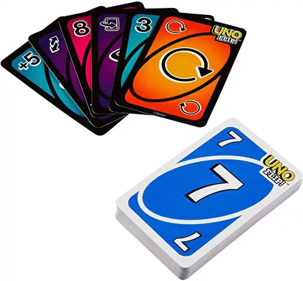 Juego De Mesa Cartas Uno Flip Diversion Familiar