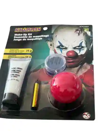 Kit Maquillaje Payaso Halloween
