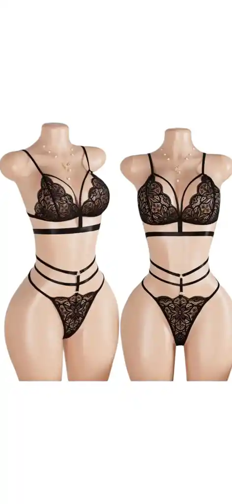 Lenceria Sexy Conjunto Ropa Interior Talla Unica Lila