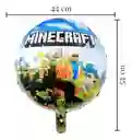 Bouquet Metalizado X5 Globos Minecraft