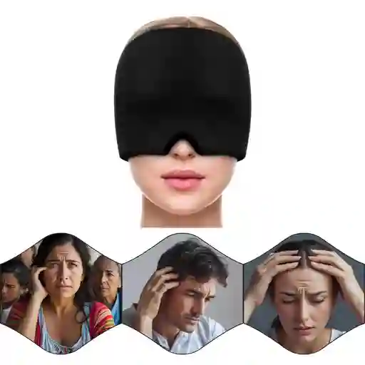 Gorro Migraña Gel Frio Y Calor Alivio Dolor De Cabeza