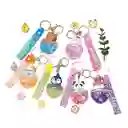 Llavero 3d Siliconado Tierno Opciones Gato Oso Trigre X1