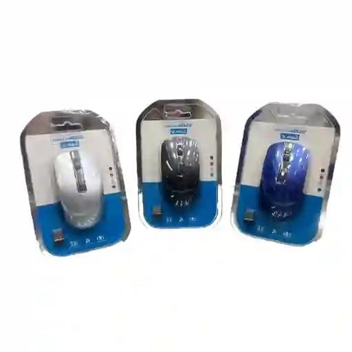 Mouse Blister Ref-6923 Inalambrico Negro Colores Varios