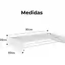 Tendedero Plegable Pared Ropa Metálico 80cm X 40cm
