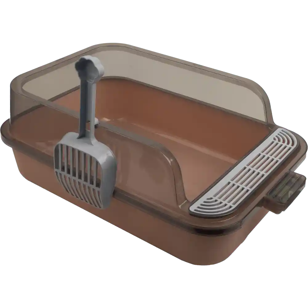 Caja De Arena Abierta Para Gato No Mass + Pala Gris