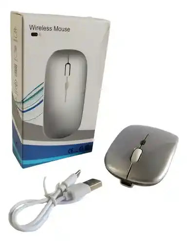 Mouse Recargable 2.4g Inalámbrico Bluetooth 1600 Dpi Colores Varios