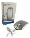 Mouse Recargable 2.4g Inalámbrico Bluetooth 1600 Dpi Colores Varios