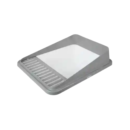 Caja De Arena Alta Go Fresh Gris Para Gato