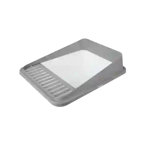 Caja De Arena Alta Go Fresh Gris Para Gato