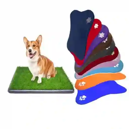 Tapete Entrenador Grande Mas Tapete Hueso Marron