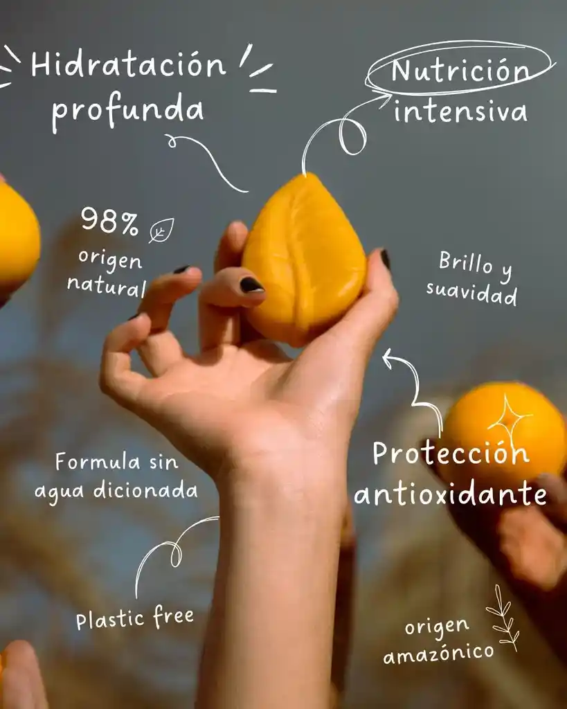 Tratamiento Capilar Sólido Hidratación Y Nutrición