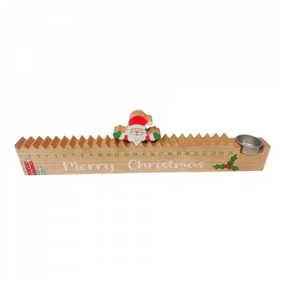 Calendario Santini Merry Christmas 4x12cm Mdf