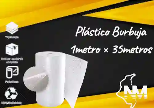 Plástico Burbuja 1metro × 35metros