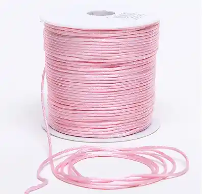 Cinta Cordon De Raton 0.009 In Satinada Color Oro Rosa X2 Metros