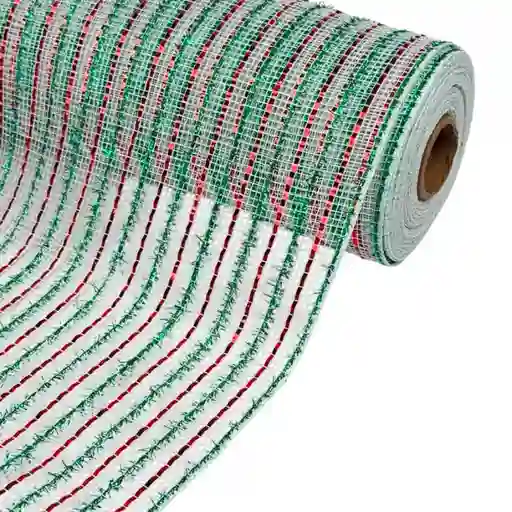 Malla Santini 823 Cm 25xcm Plateado Polipropileno