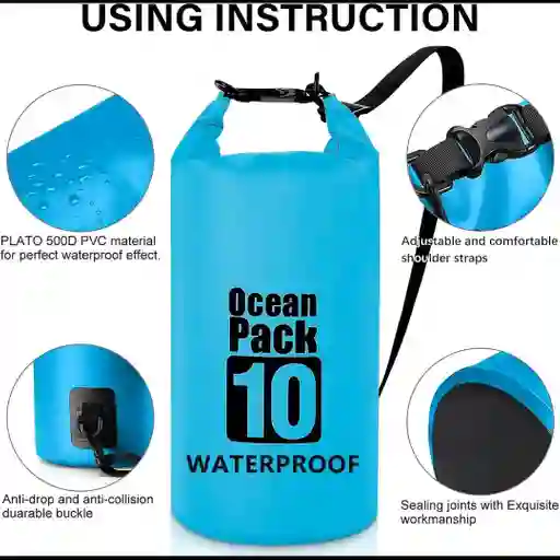 Maleta Estanca Impermeable Ocean Pack 10l