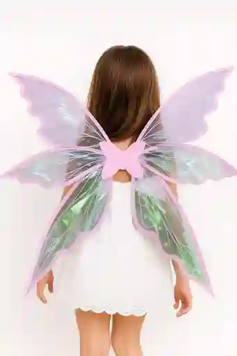 Alas Tornasol Para Disfraz Niña Hada Halloween