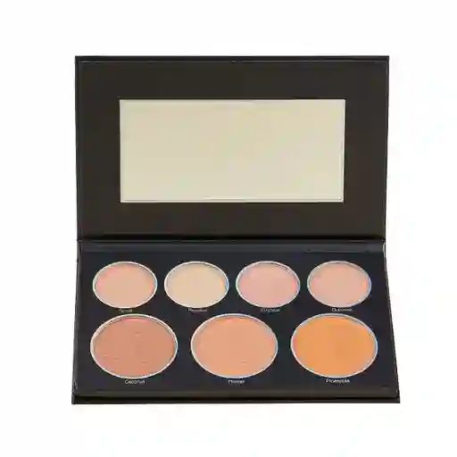 Paleta De Contorno E Iluminador Atenea Glam Black