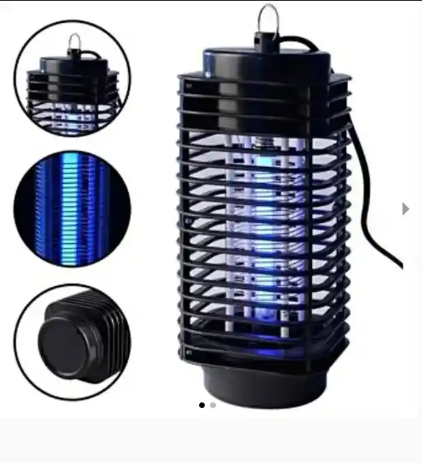 Lampara Electrica Mata Mosquitos Atrapa Insectos