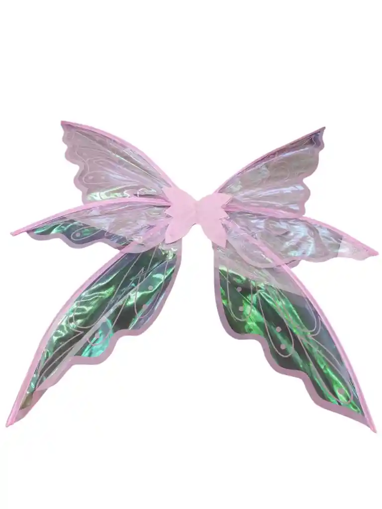 Alas Tornasol Para Disfraz Niña Hada Halloween