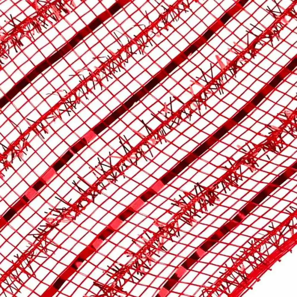 Malla Santini 823 Cm 25xcm Rojo Polipropileno