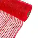 Malla Santini 823 Cm 25xcm Rojo Polipropileno