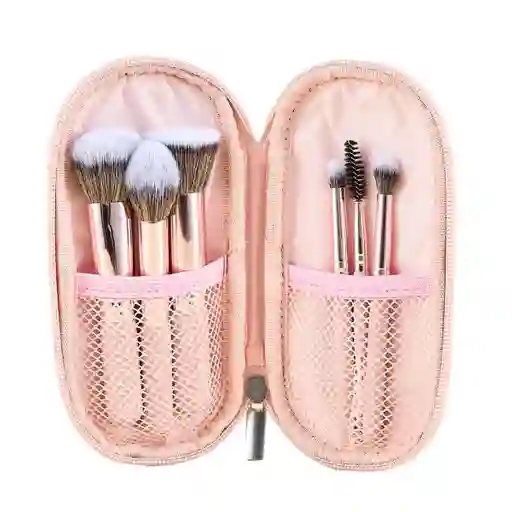 Kit De Brochas Atenea Pink Traver 6 Brochas