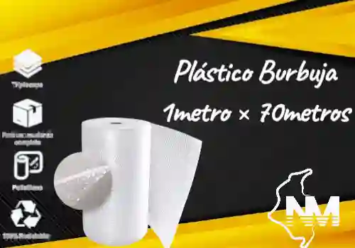 Plástico Burbuja 1metro × 70metro