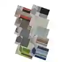 Individual Carpeta Lujo Punta Rectangular Set X6