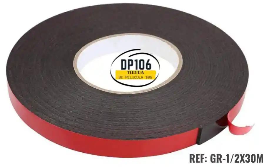 Cinta Doble Faz Acrilica Extra Fuerte 12 Mm / 1/2 Pulgada X 30 Metros