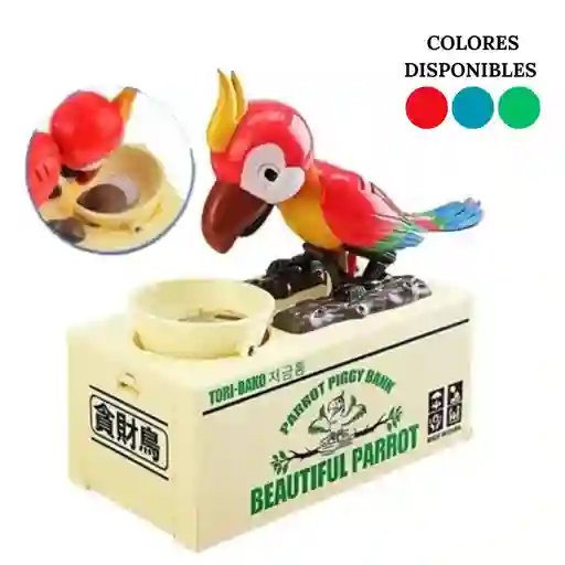 Alcancia Electronica Loro Roba Monedas
