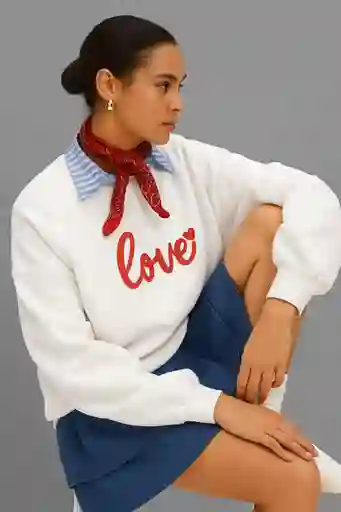 Hoodie Buzo Oversize “love Statement”