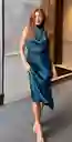 Vestido Altea Talla M Azul Petroleo