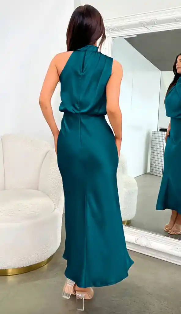 Vestido Altea Talla M Azul Petroleo