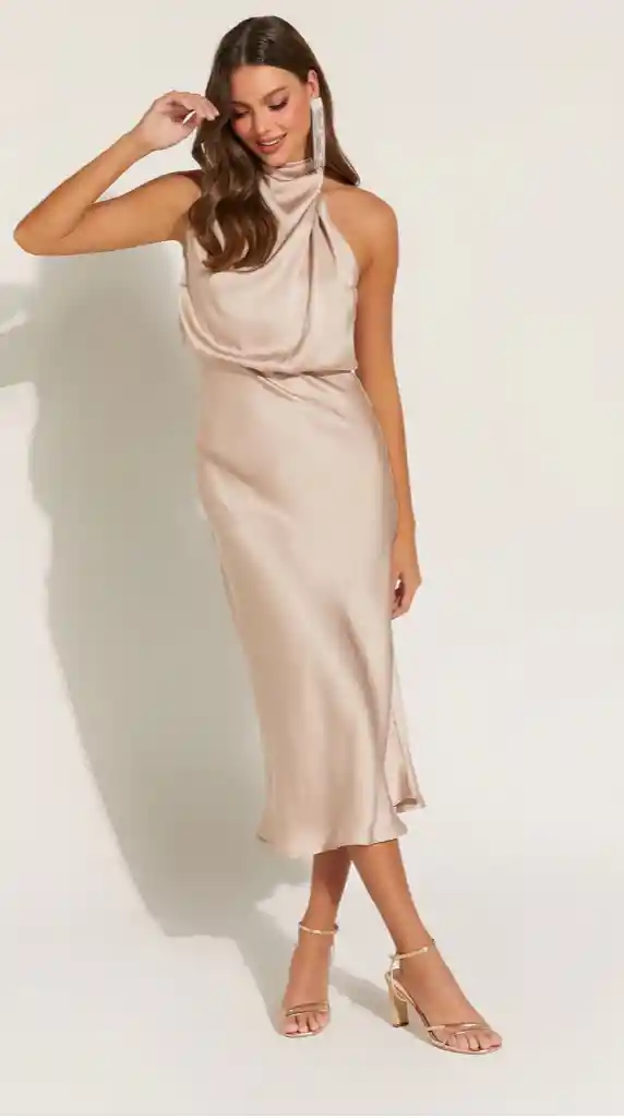 Vestido Altea Talla M Beige