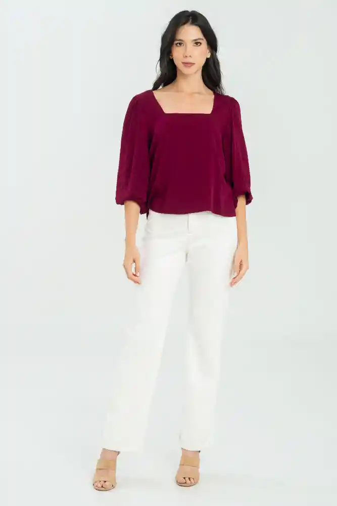 Pantalon Mara Color Blanco Crudo Talla 12