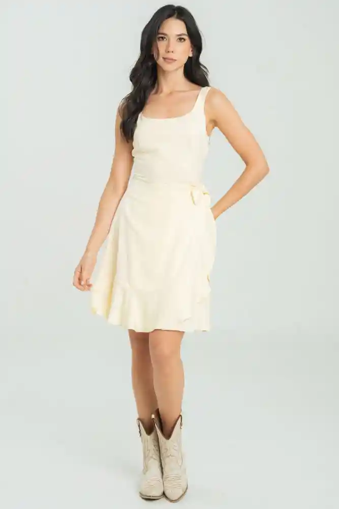 Vestido Maralta Color Beige Claro Talla M