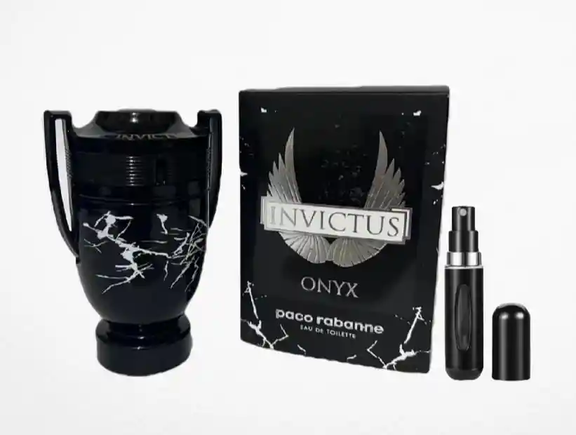 Invictus Onyx 1.1 + Perfumero | Fragancia Para Caballero Cítrica Amaderada Marina