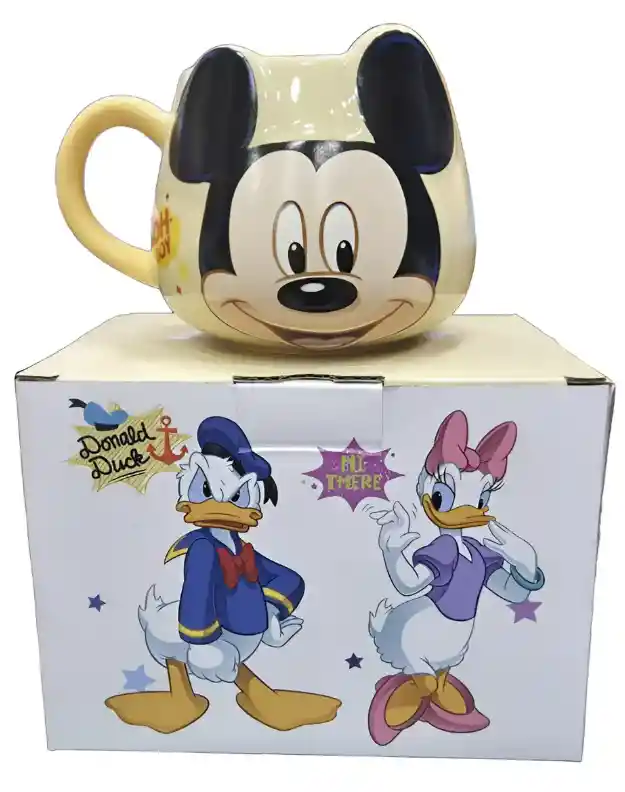 Mug Pocillo Mickey Mouse + Cuchara