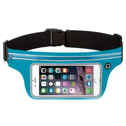 Canguro Riñonera Deportiva Impermeable Ramitech Con Porta Celular Y Auriculares