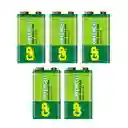 Pila 9v Gp Cuadrada 9v Greencell Original X5