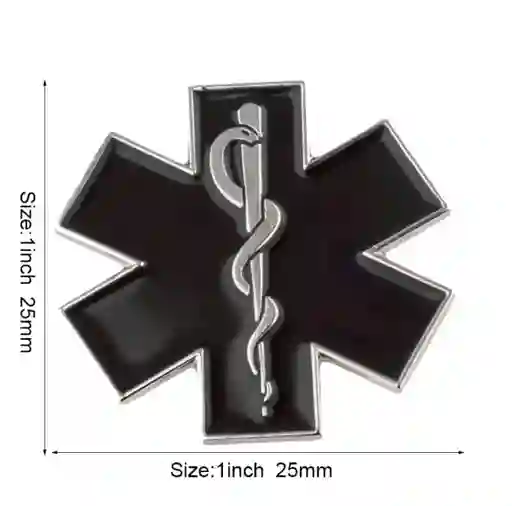 Pin Estrella De La Vida Negra